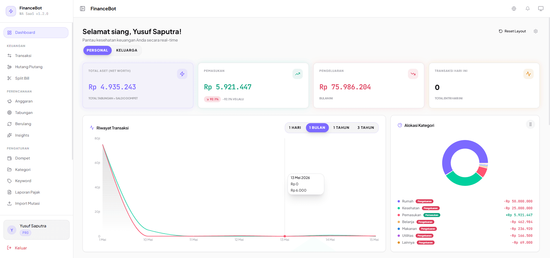 My Finance Dashboard